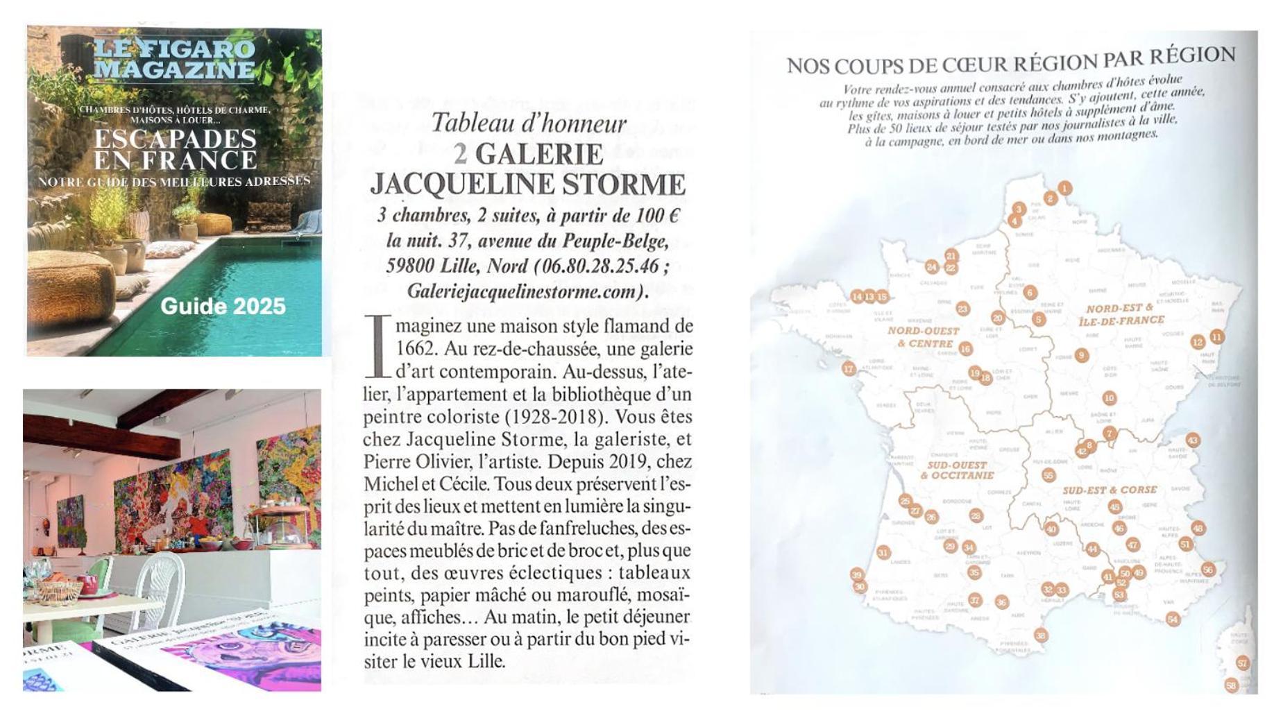 Maison d'hôtes Galerie Jacqueline Storme